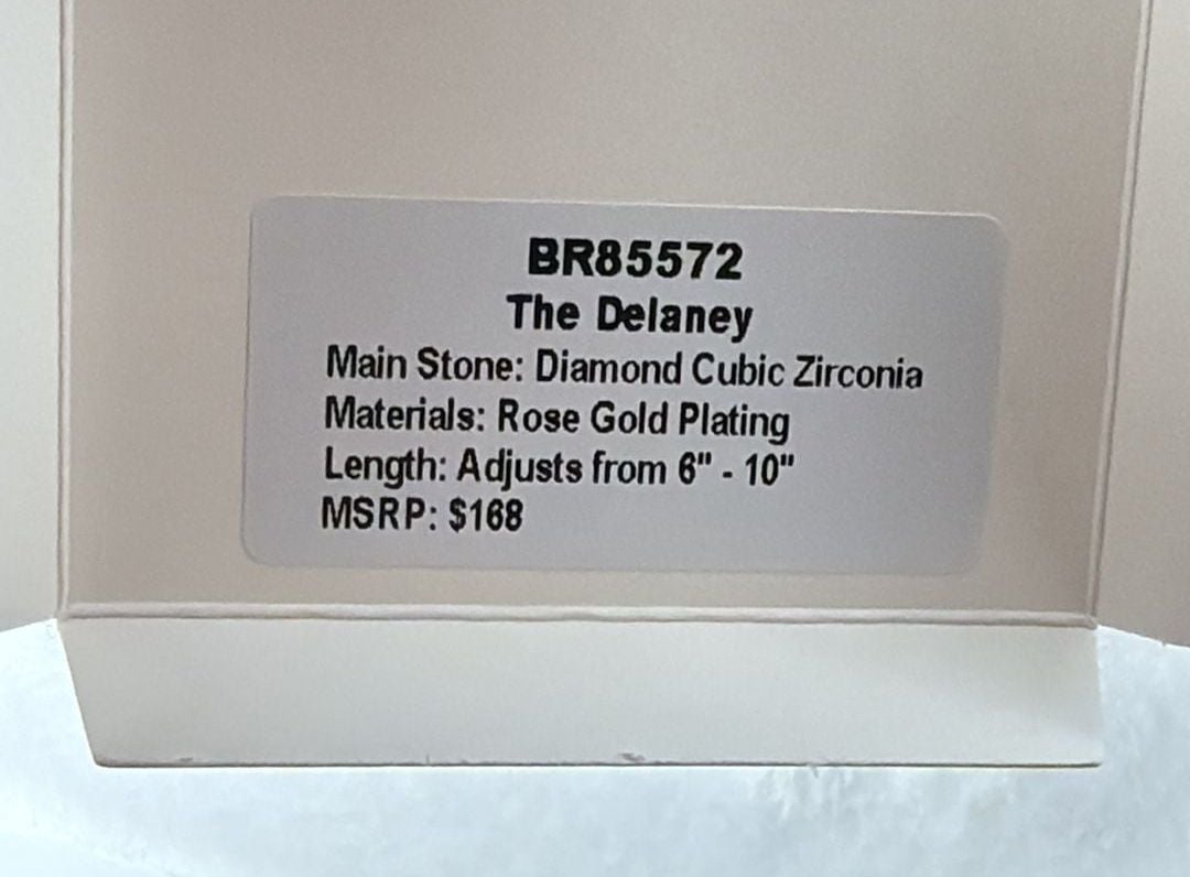 BP April The Delaney Bracelet Rose Gold CZ 4