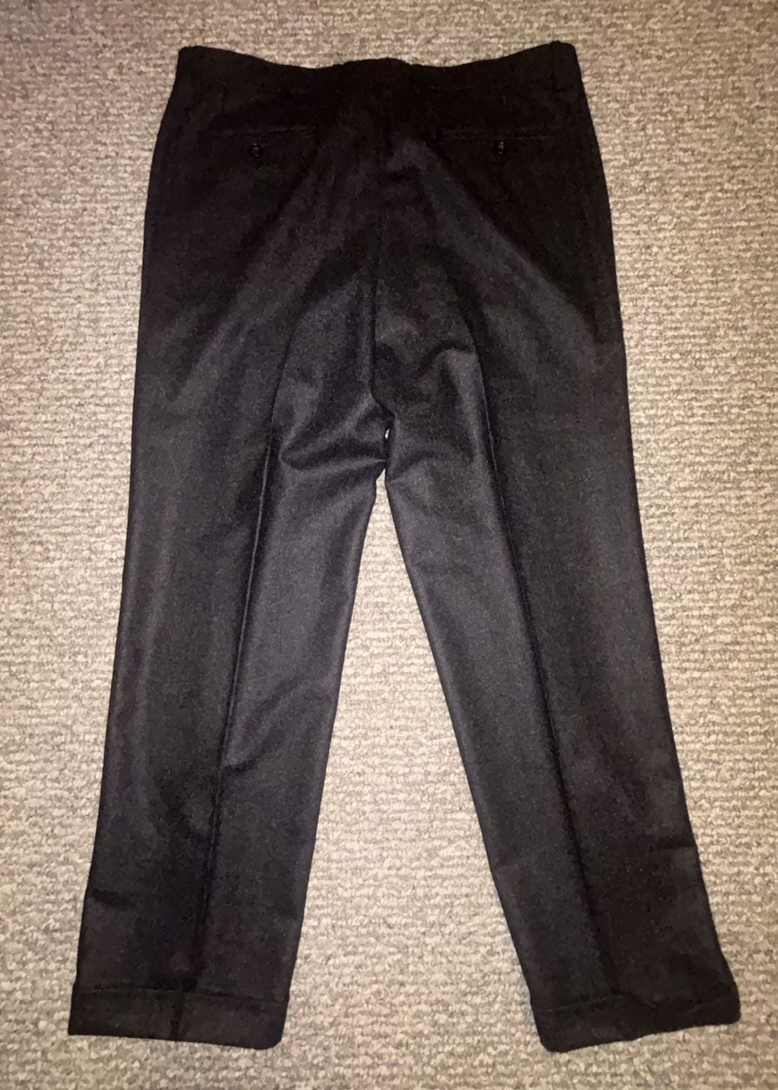 Mr Granger Dress Pants Size 40L Black 100% Wool 4