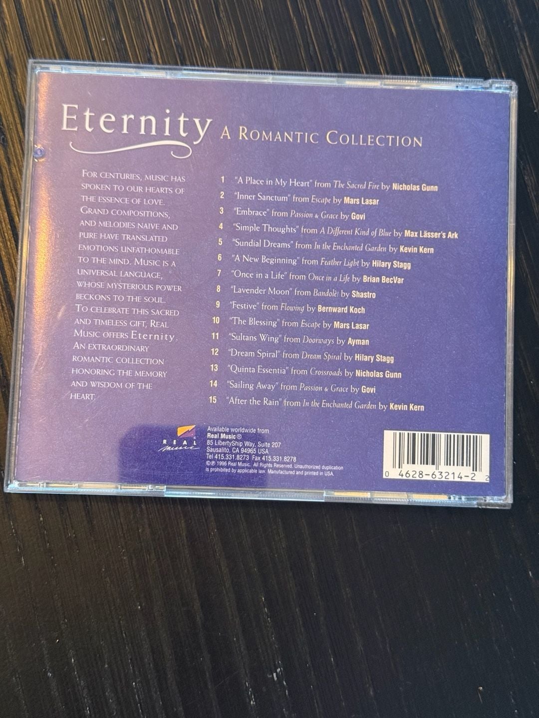 Real Music Eternity: A Romantic Collection Audio CD 2