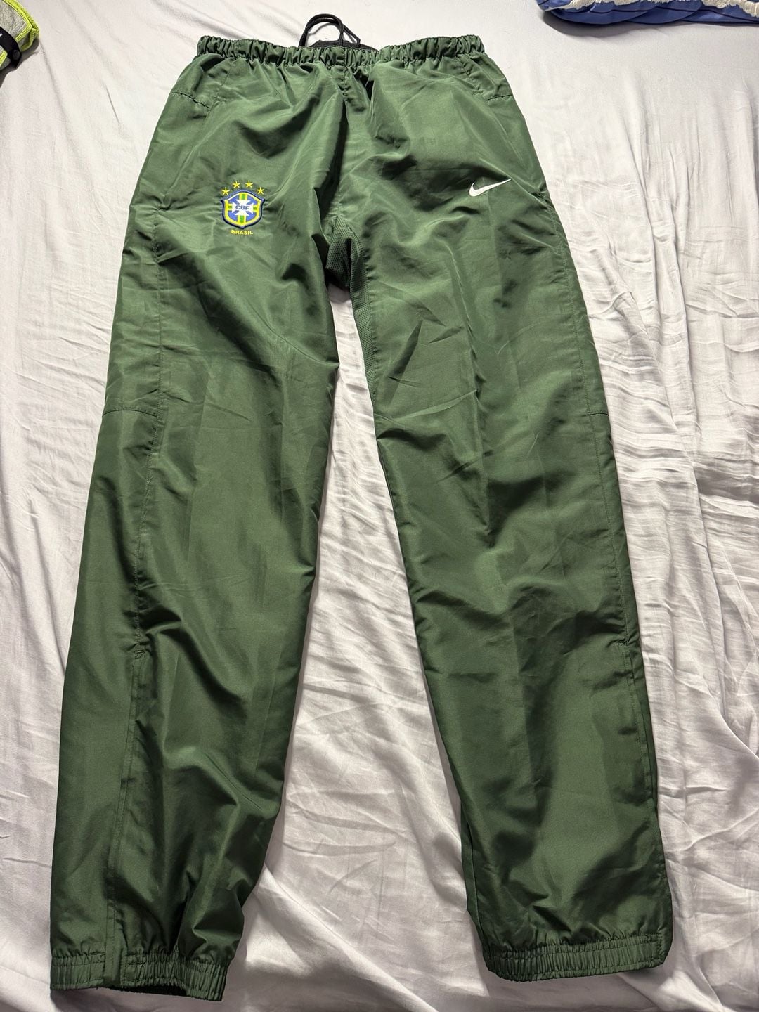 Nike Brazil Soccer Track Pants Green 2