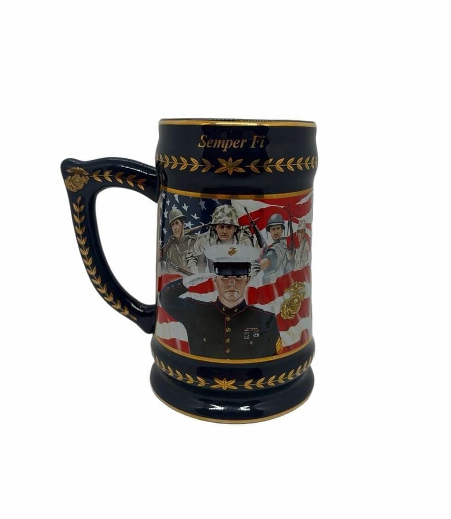 The Hamilton Collection USMC Always Faithful Stein Mug #0899 *Vintage 1990-2000 3
