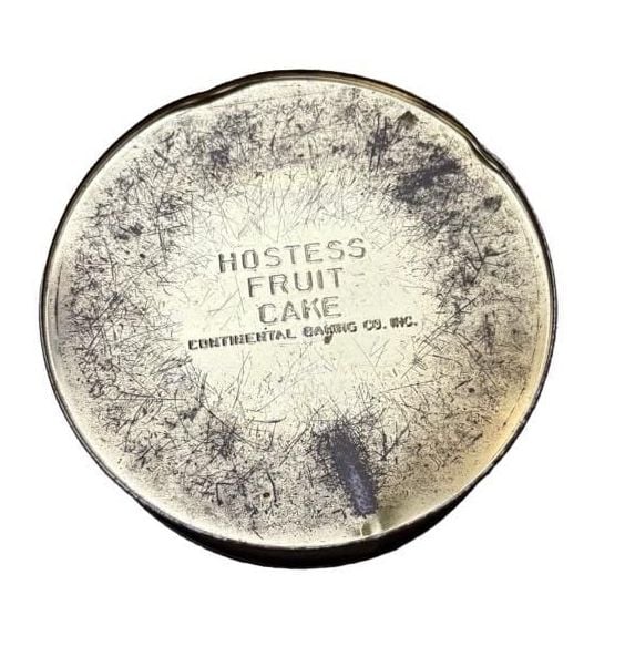 Vintage Continental Baking Co. Hostess Fruit Cake Tin 2
