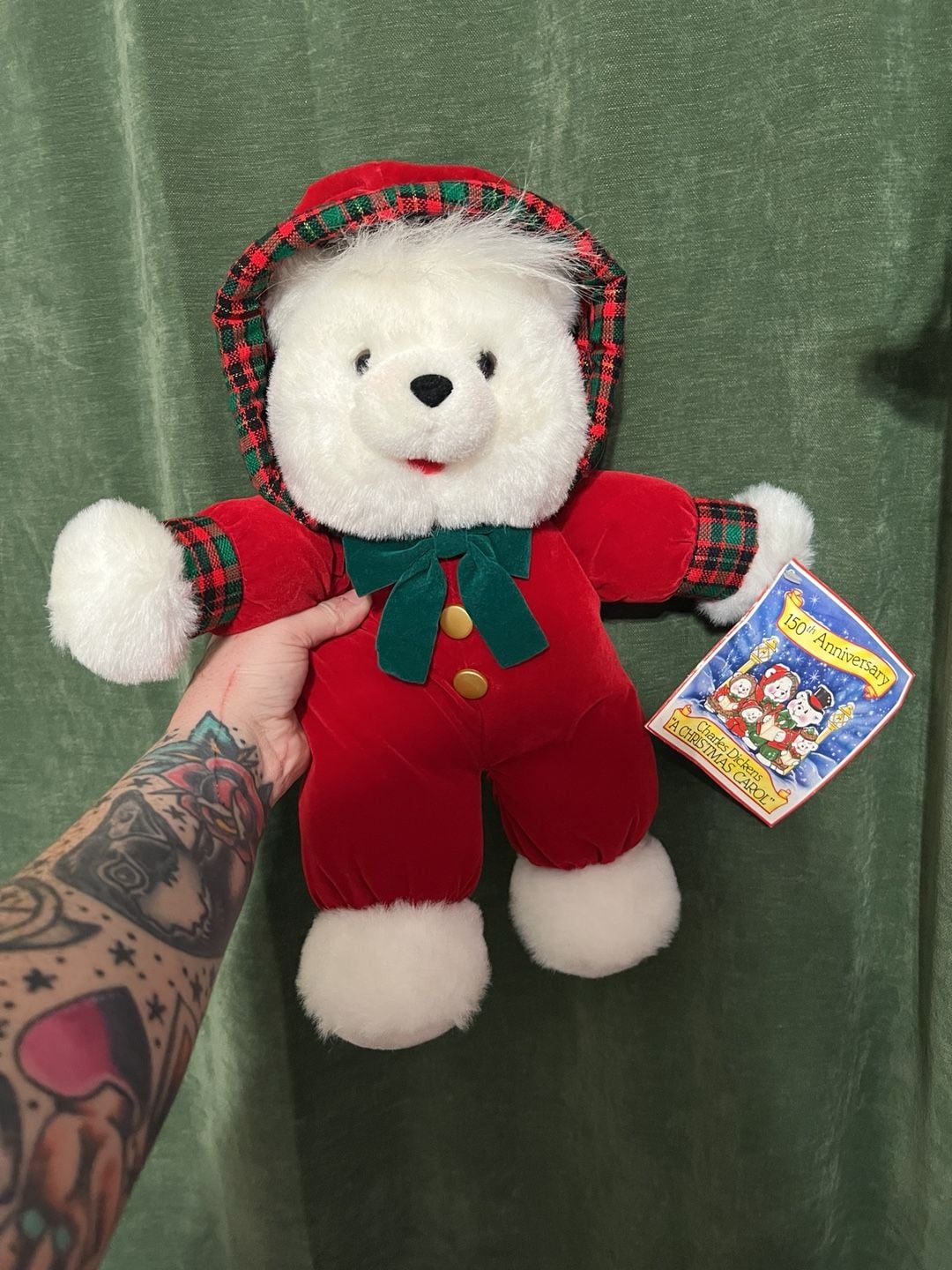 Kmart 150th Anniversary Charles Dickens A Christmas Carol Plush Bear 1