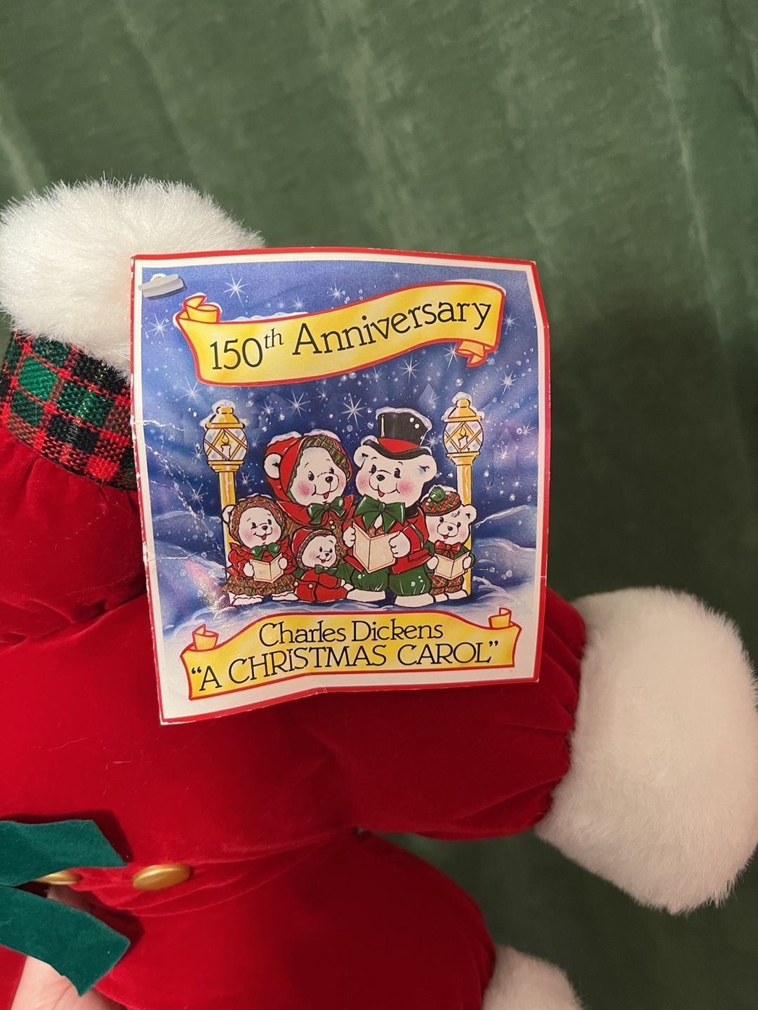 Kmart 150th Anniversary Charles Dickens A Christmas Carol Plush Bear 2