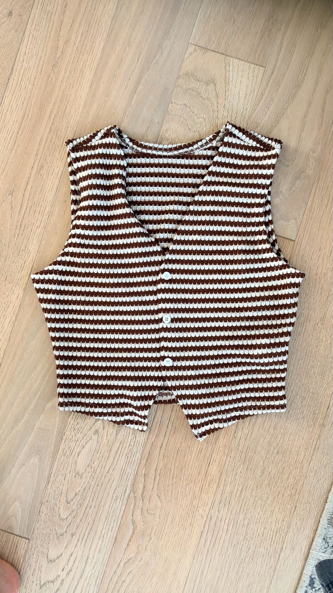 SHEIN Striped Knit Shirt 2