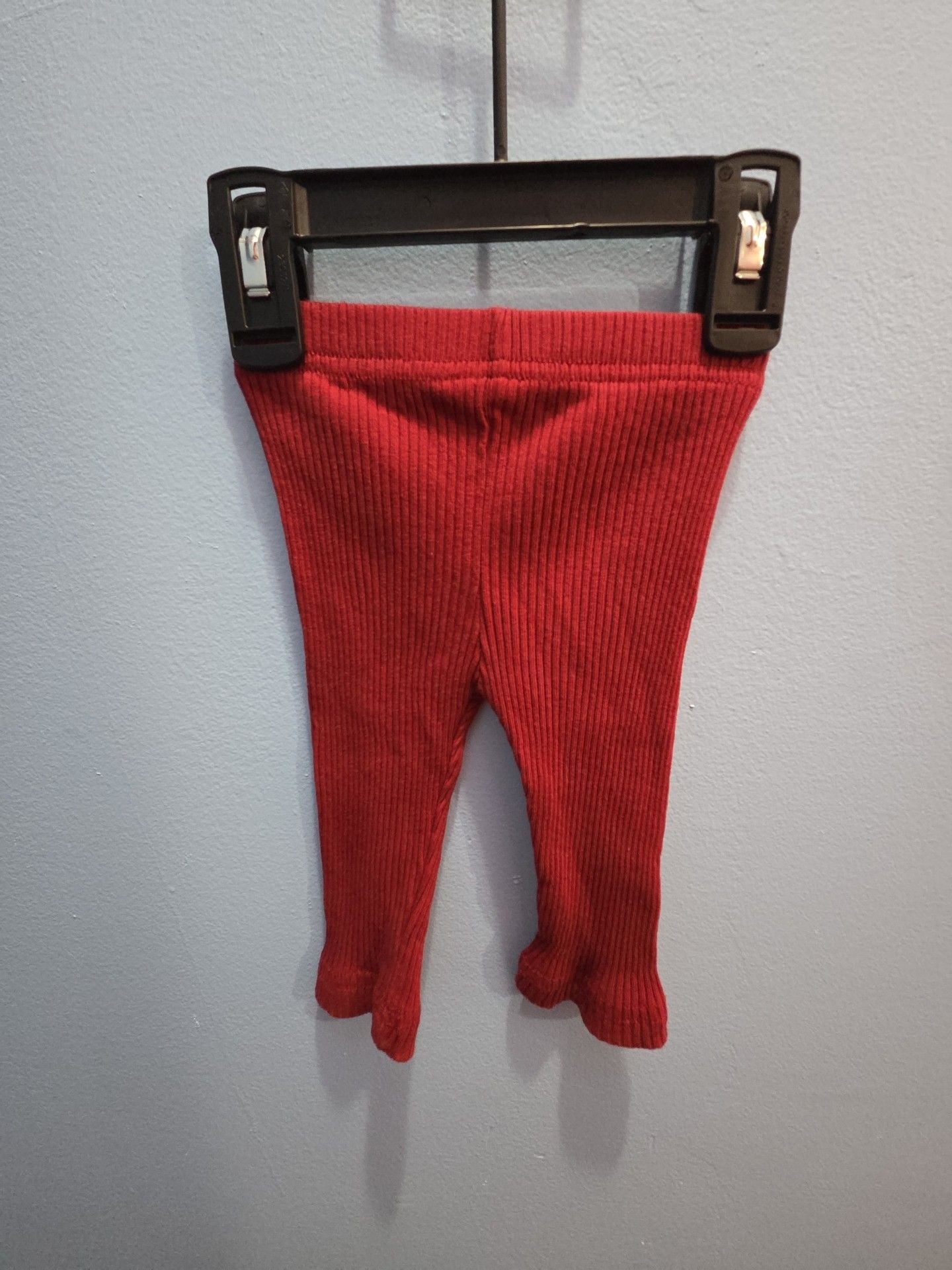 3 infant pants Ribbed Knit Leggings Size 0-3 2