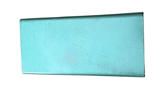 Vintage Metal Cash Box Teal Green Lockable Storage Box 4