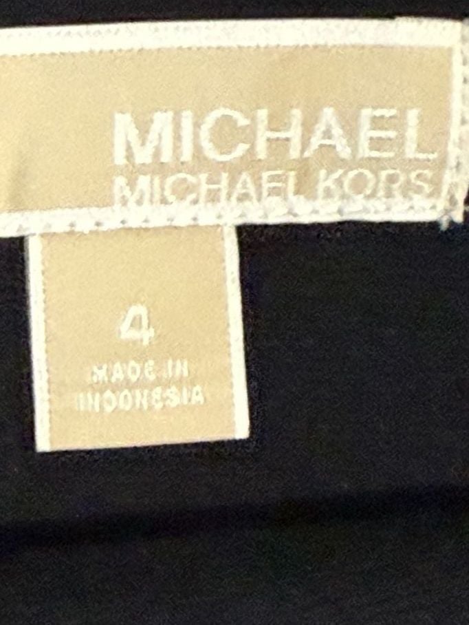 Michael Michael Kors Pencil Skirt Size 4 Black Office Career 3
