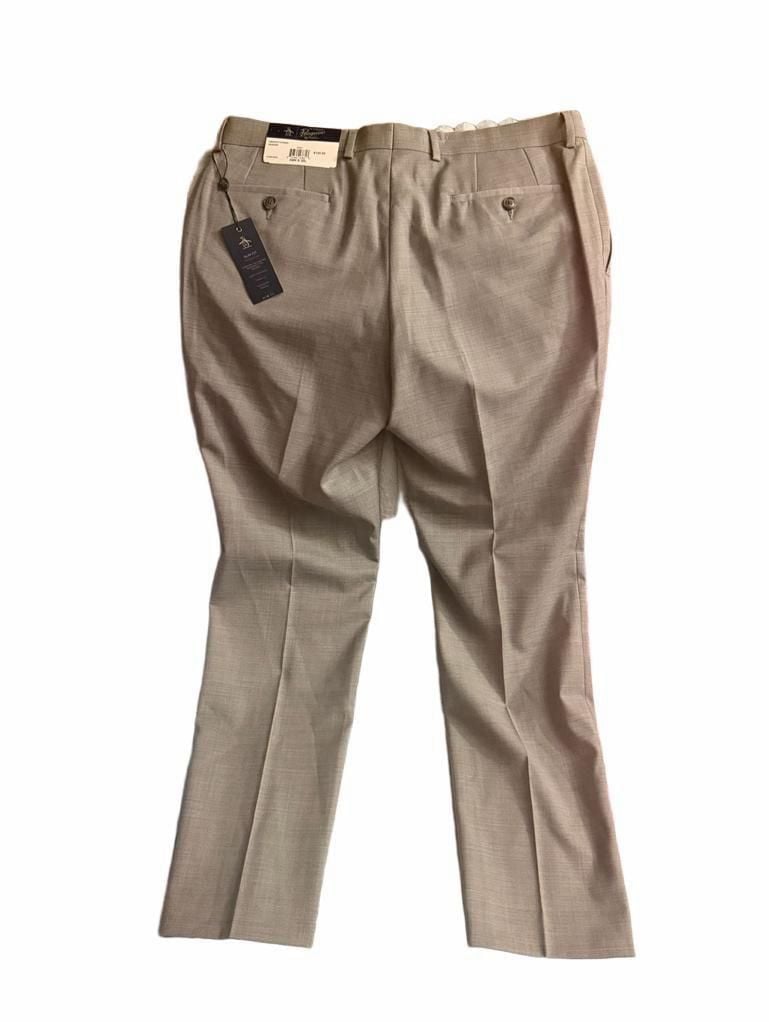 Original Penguin Slim Fit Dress Pants 34x30 Grey Wool Blend New with Tags 6