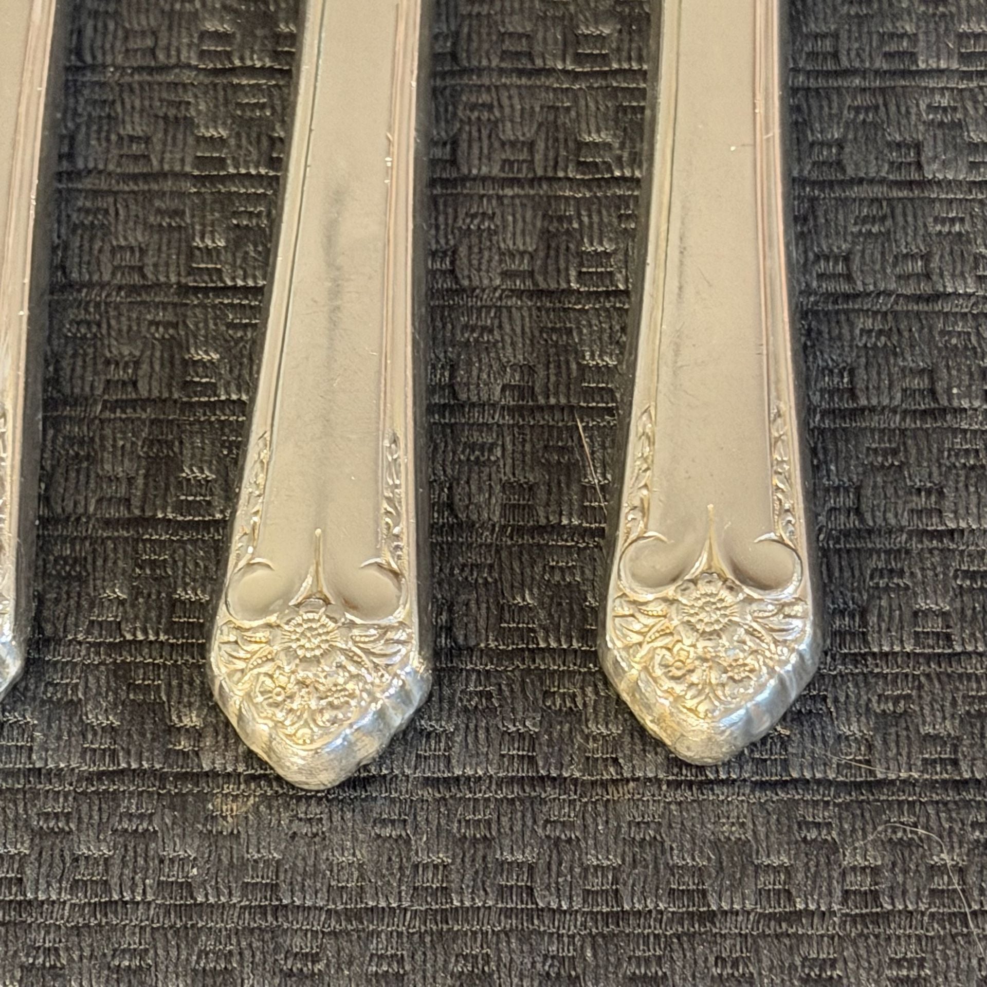 International Silver Starlight Silverplate Set of 5 Dinner Knives Flatware 2