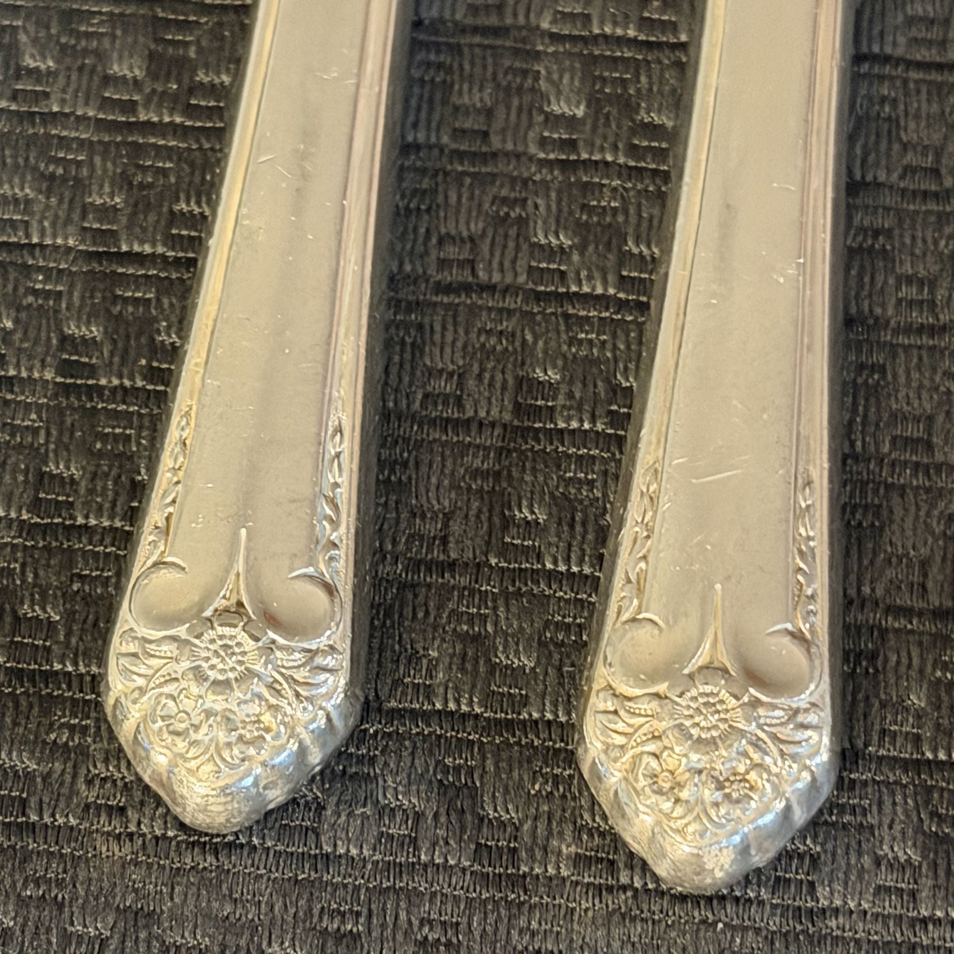 International Silver Starlight Silverplate Set of 5 Dinner Knives Flatware 5