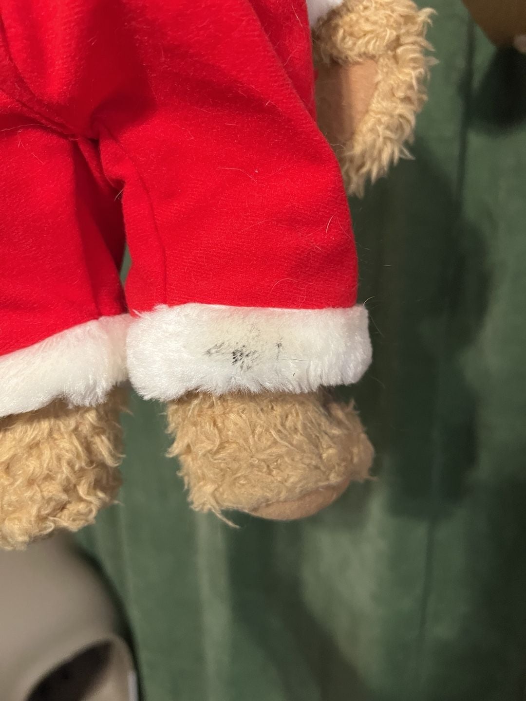 Bath & Body Works Santa Teddy Bear Stuffed Animal Plush Holiday Christmas 3