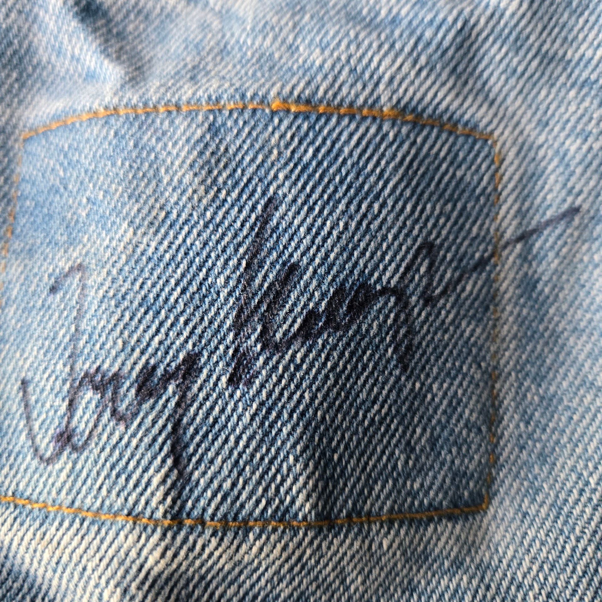 Vintage Denim Jacket Autographed Indy 500 Era Memorabilia 2
