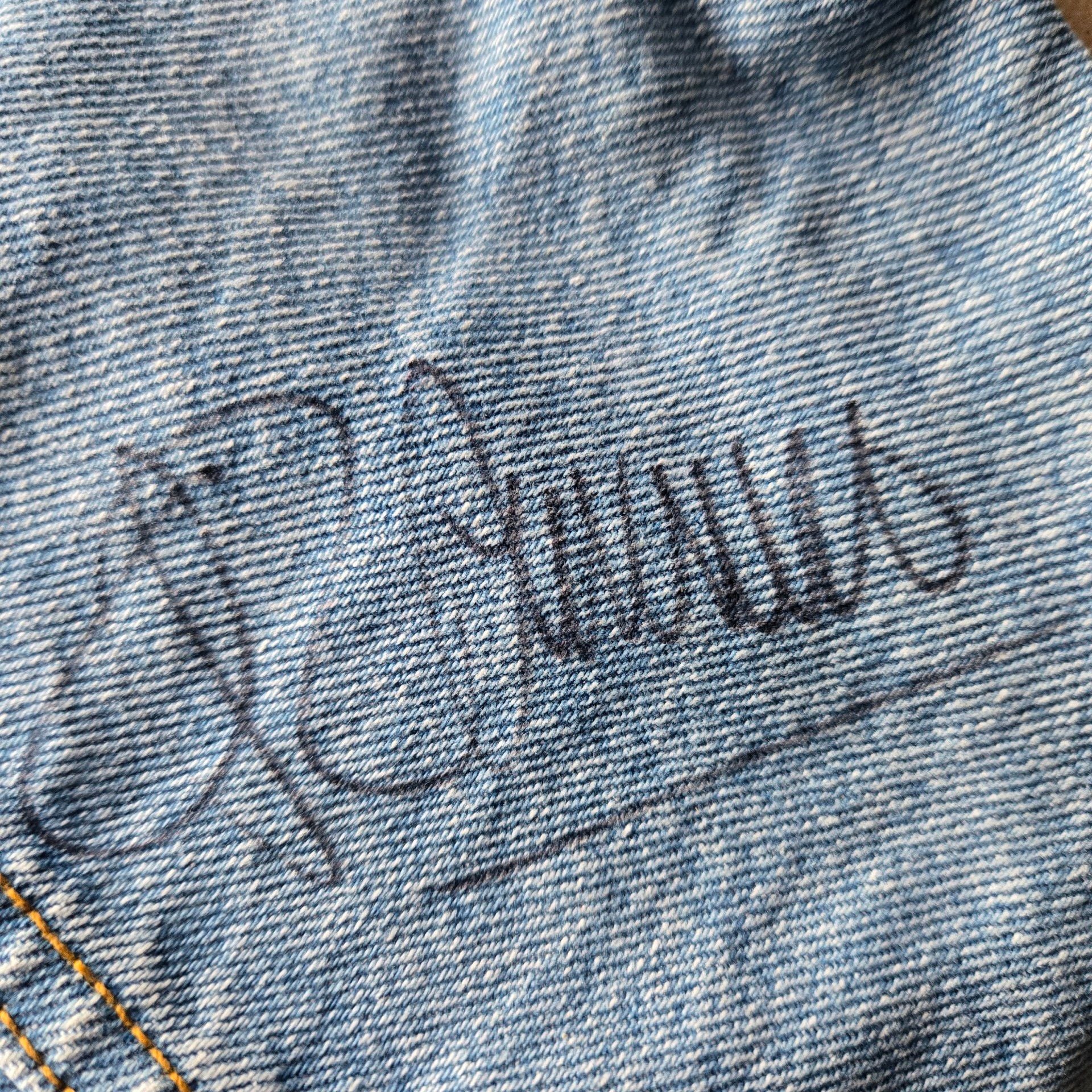 Vintage Denim Jacket Autographed Indy 500 Era Memorabilia 3