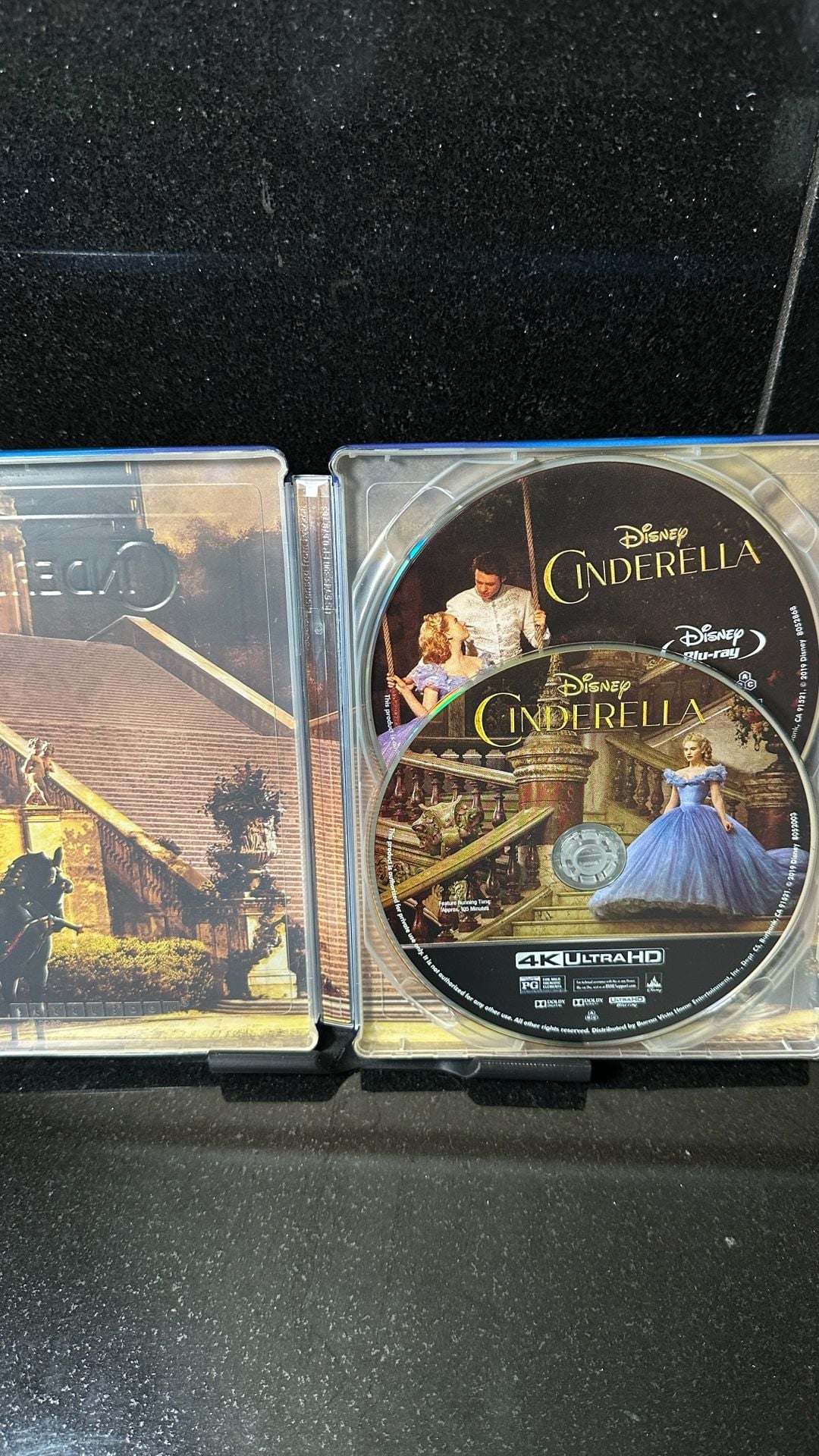 OOP Disney Cinderella 2015 4K Ultra HD Blu-Ray Steelbook Best Buy Exclusive 3