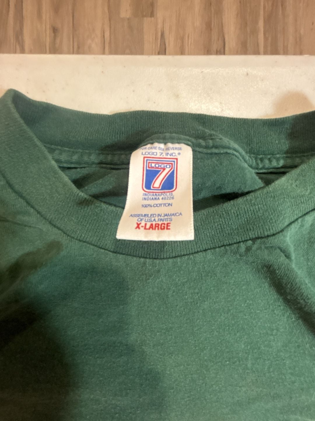 Logo 7 Green Bay Packers T-Shirt Size XL Green Vintage NFL Football 4