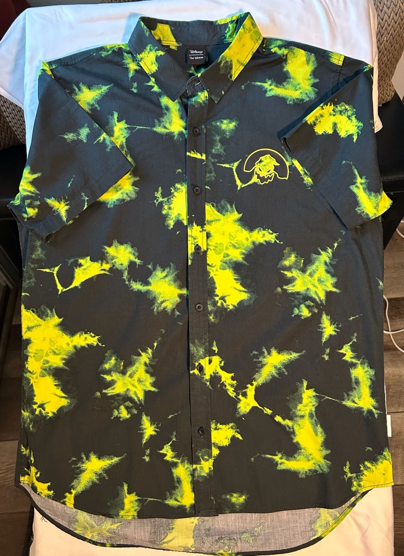 Our Universe Nightmare Before Christmas Oogie Boogie Shirt Size XL Black Green 2