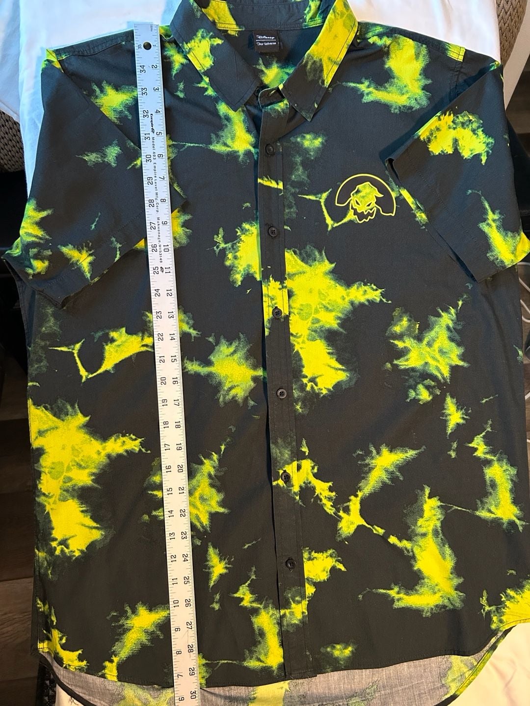 Our Universe Nightmare Before Christmas Oogie Boogie Shirt Size XL Black Green 6