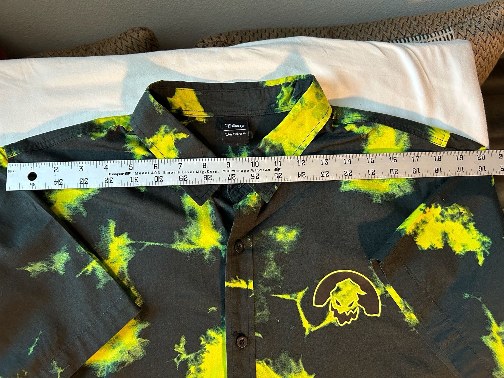 Our Universe Nightmare Before Christmas Oogie Boogie Shirt Size XL Black Green 7