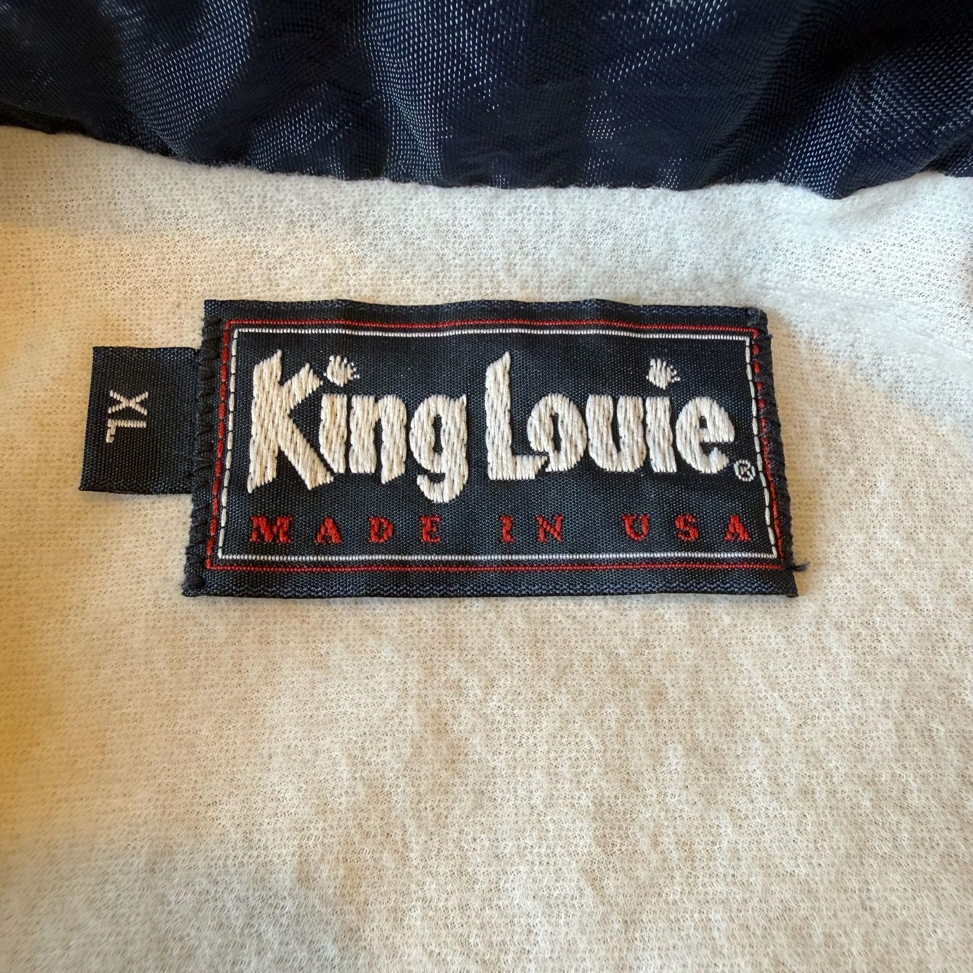 Vintage 90s King Louie Windbreaker Jacket Mens XL UFCW Local 1036 Nylon USA Made 4