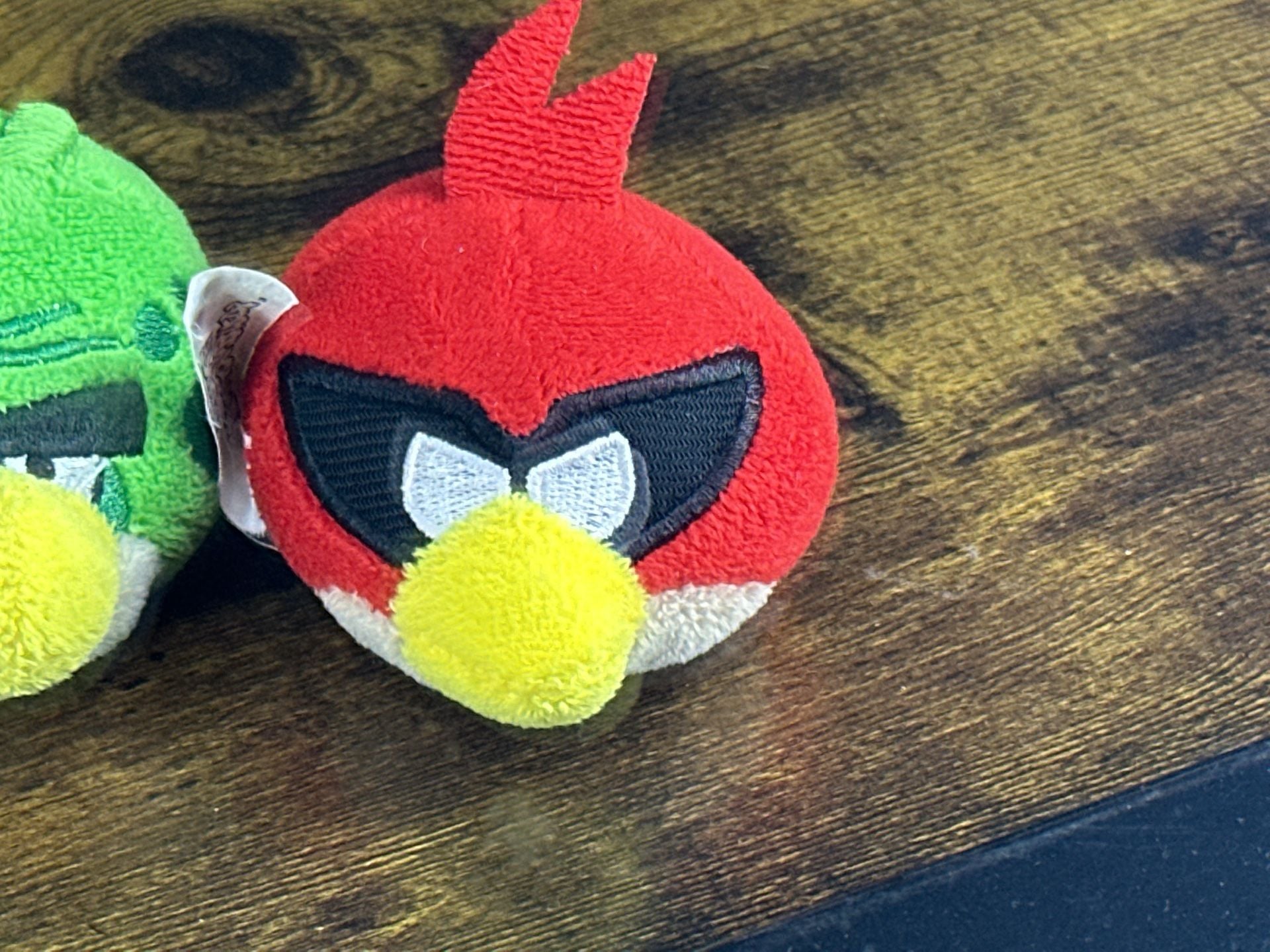 Angry Birds Space Plush Toys Lot of 3 Mini Round Pocket Finger Puppets 2