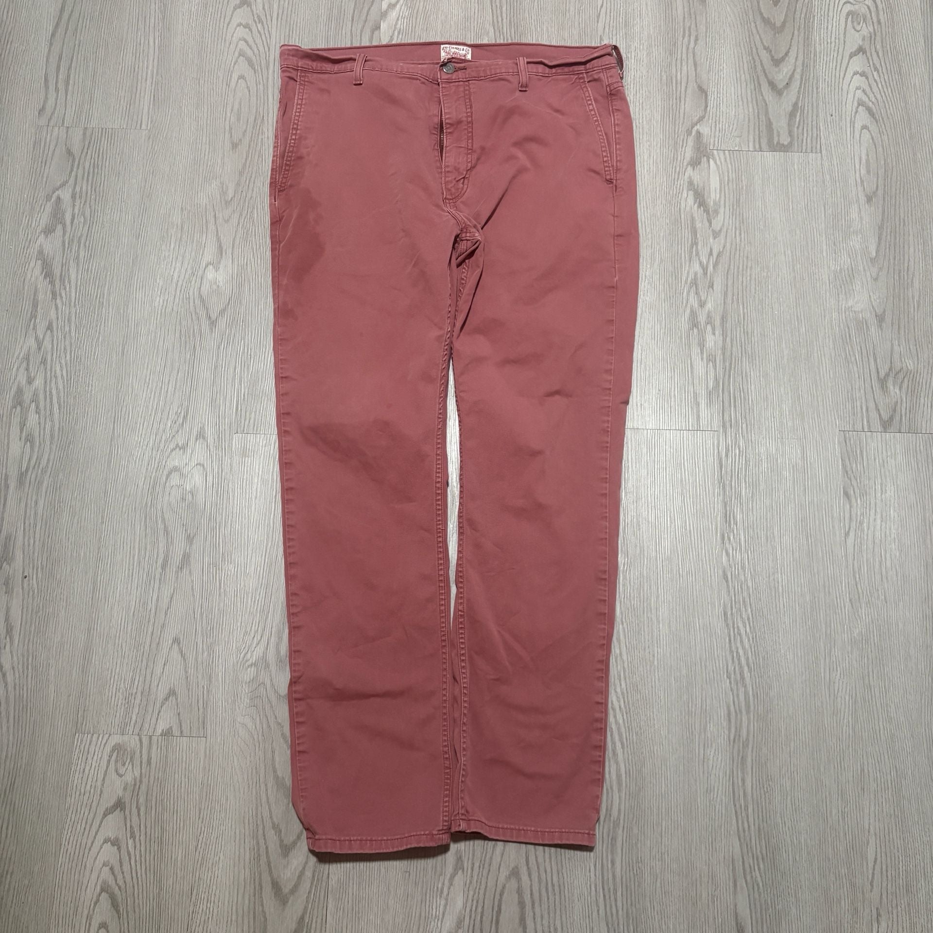 Levi's XX Chino Standard Taper Pants Red Rose Cotton 3