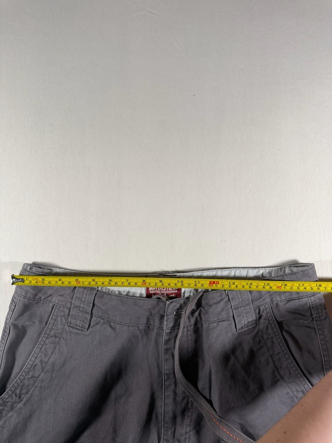 Matchstick Cargo Pants Size 36 Gray Cotton Multi Pocket Utility 7
