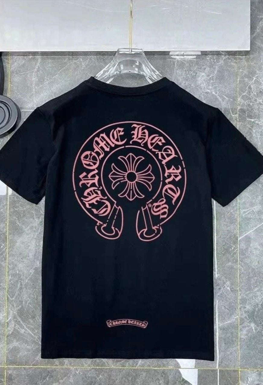 Chrome Hearts Number 33 Cross Logo Black T-Shirt 3