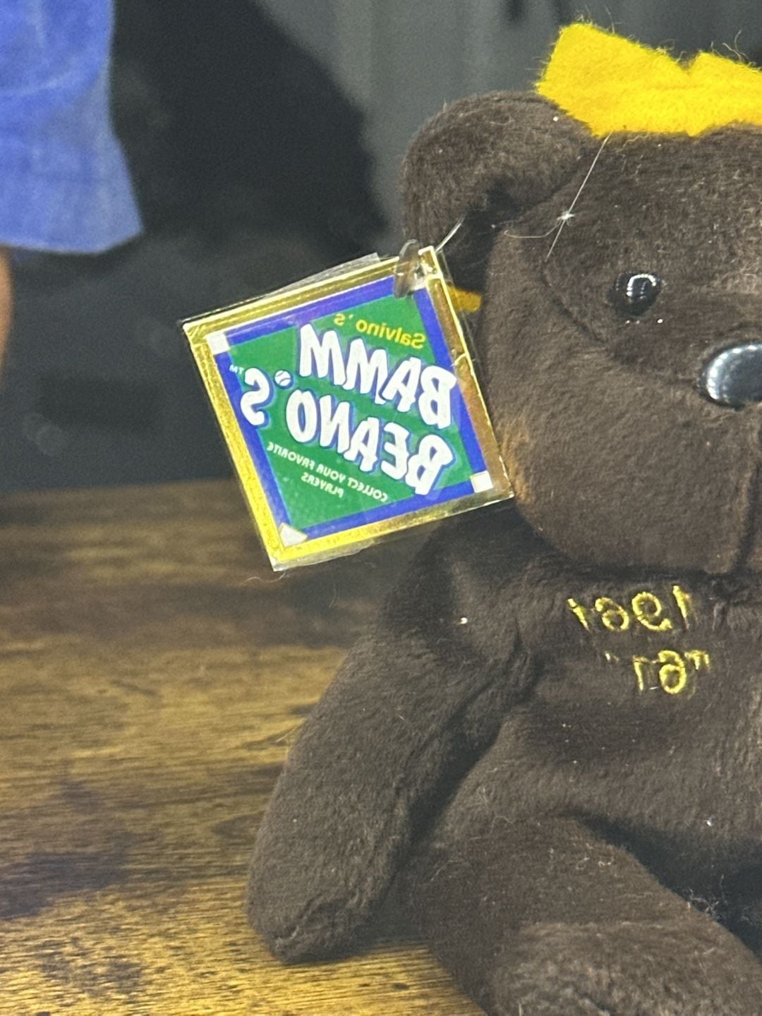 Salvino's Bamm Beanos Roger Maris 1998 Plush Teddy Bear 2