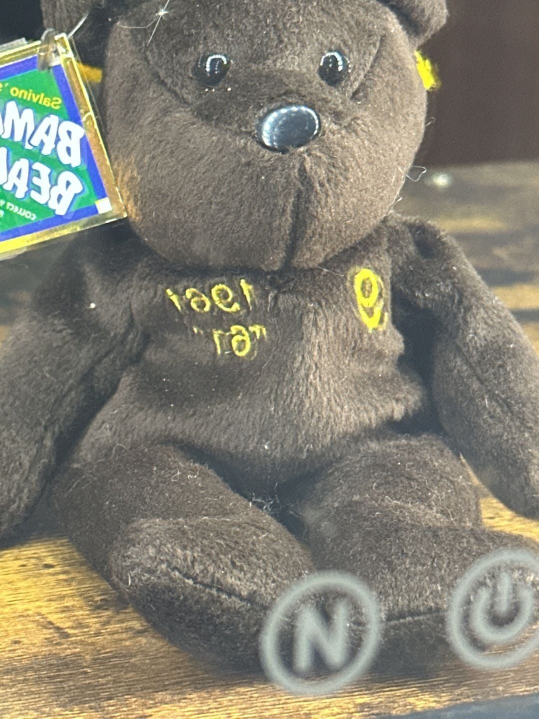 Salvino's Bamm Beanos Roger Maris 1998 Plush Teddy Bear 3