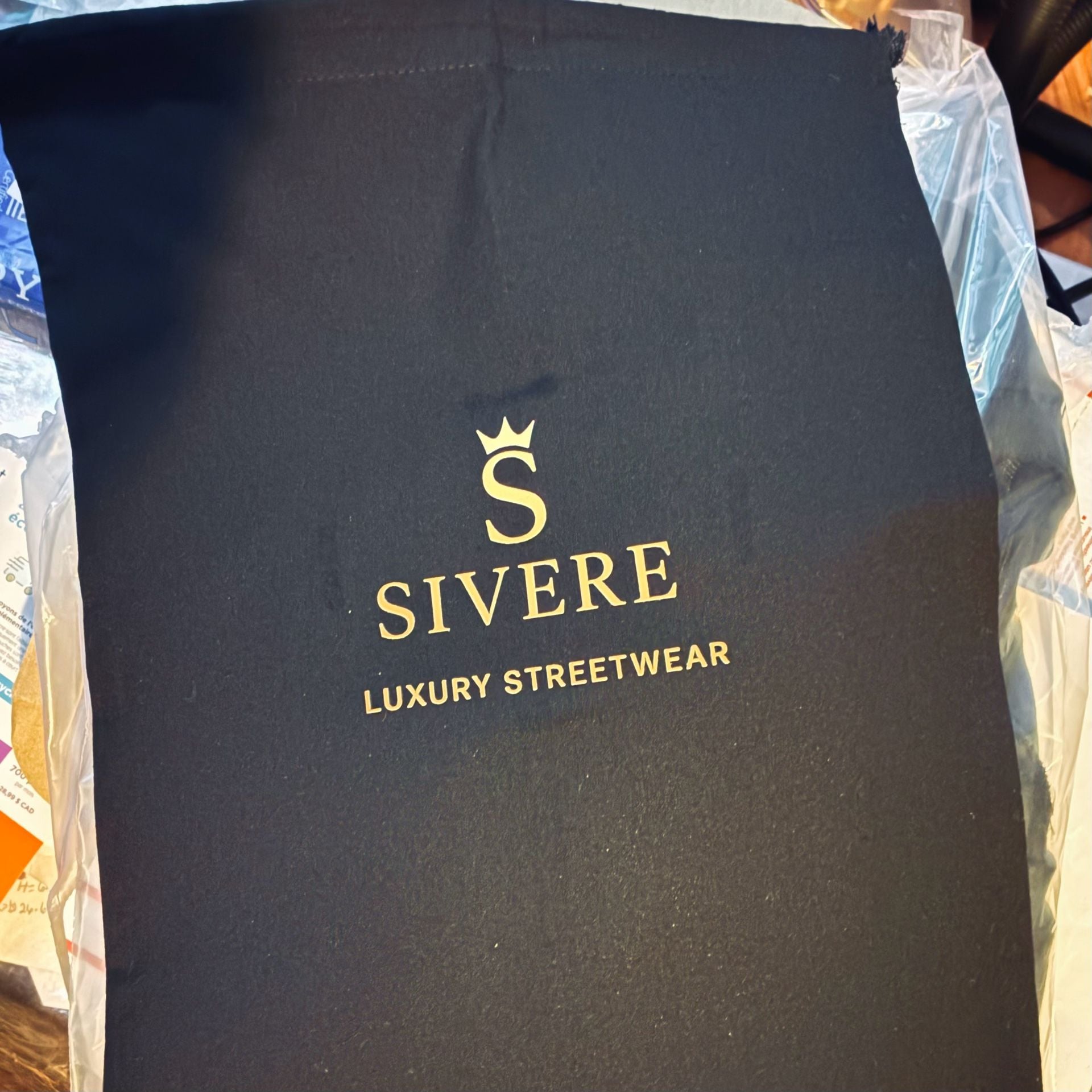 Sivere Luxury Streetwear Black Cinch Hand Bag 3