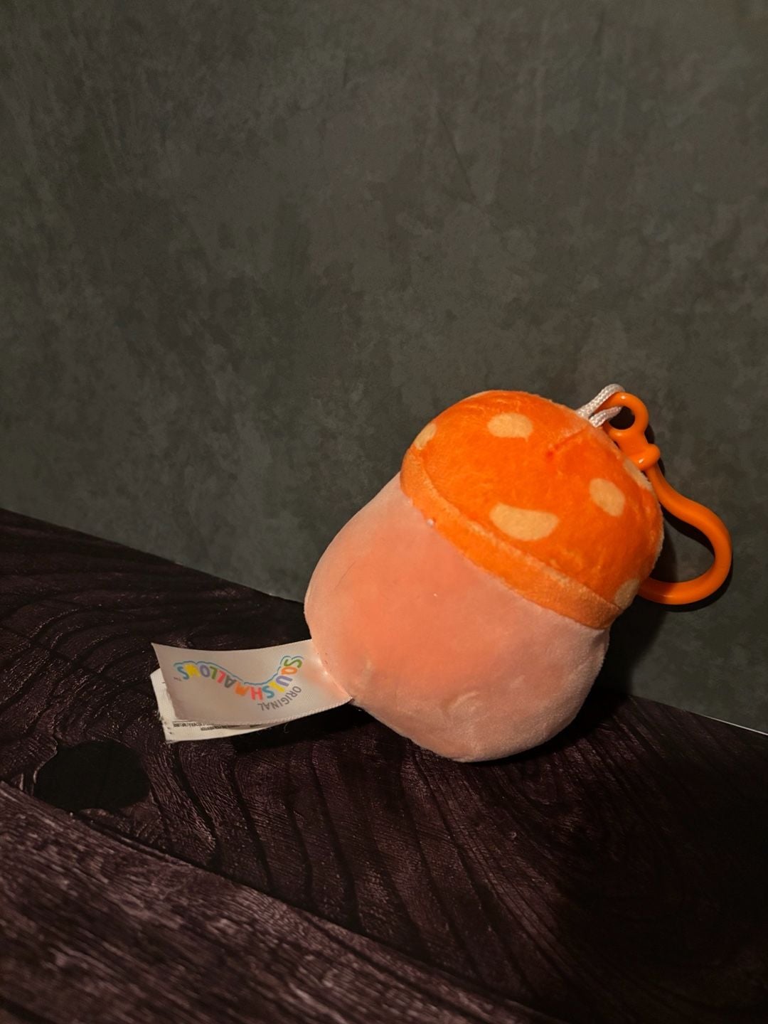 Squishmallows Malcom Mushroom Plush Clip 2