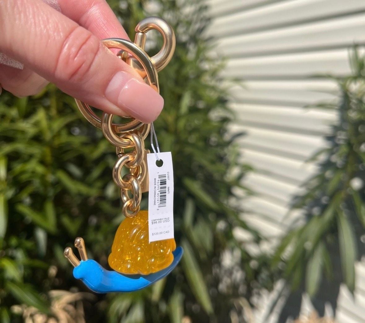Coach x Observed By Us 3D Snail Bag Charm Keychain 4