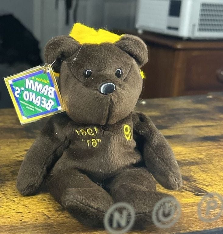 Salvino's Bamm Beanos Roger Maris 1998 Plush Teddy Bear 1