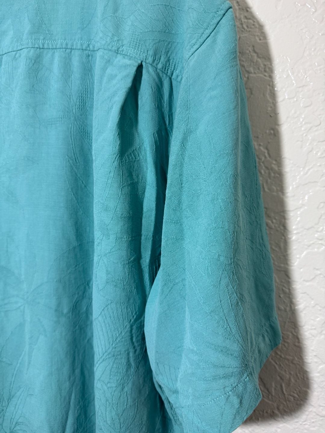 Tommy Bahama Silk Camp Shirt Blue men’s size XXL 7