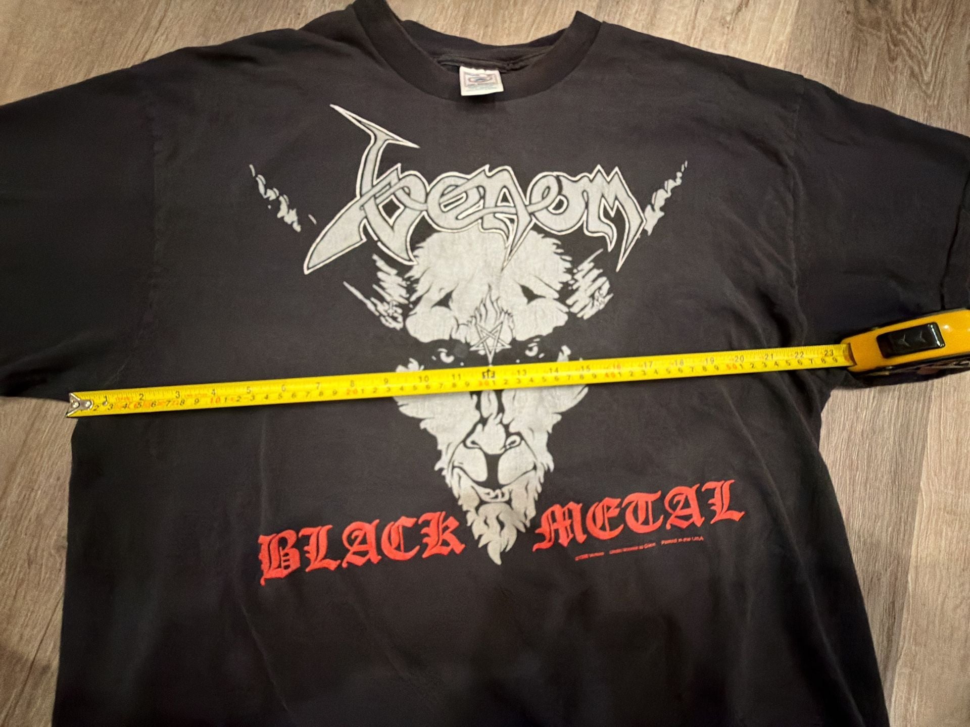 Rare Vintage CYGNUS Venom Black Metal Album 1996 Tour T Shirt 90s Metal Band XL 6