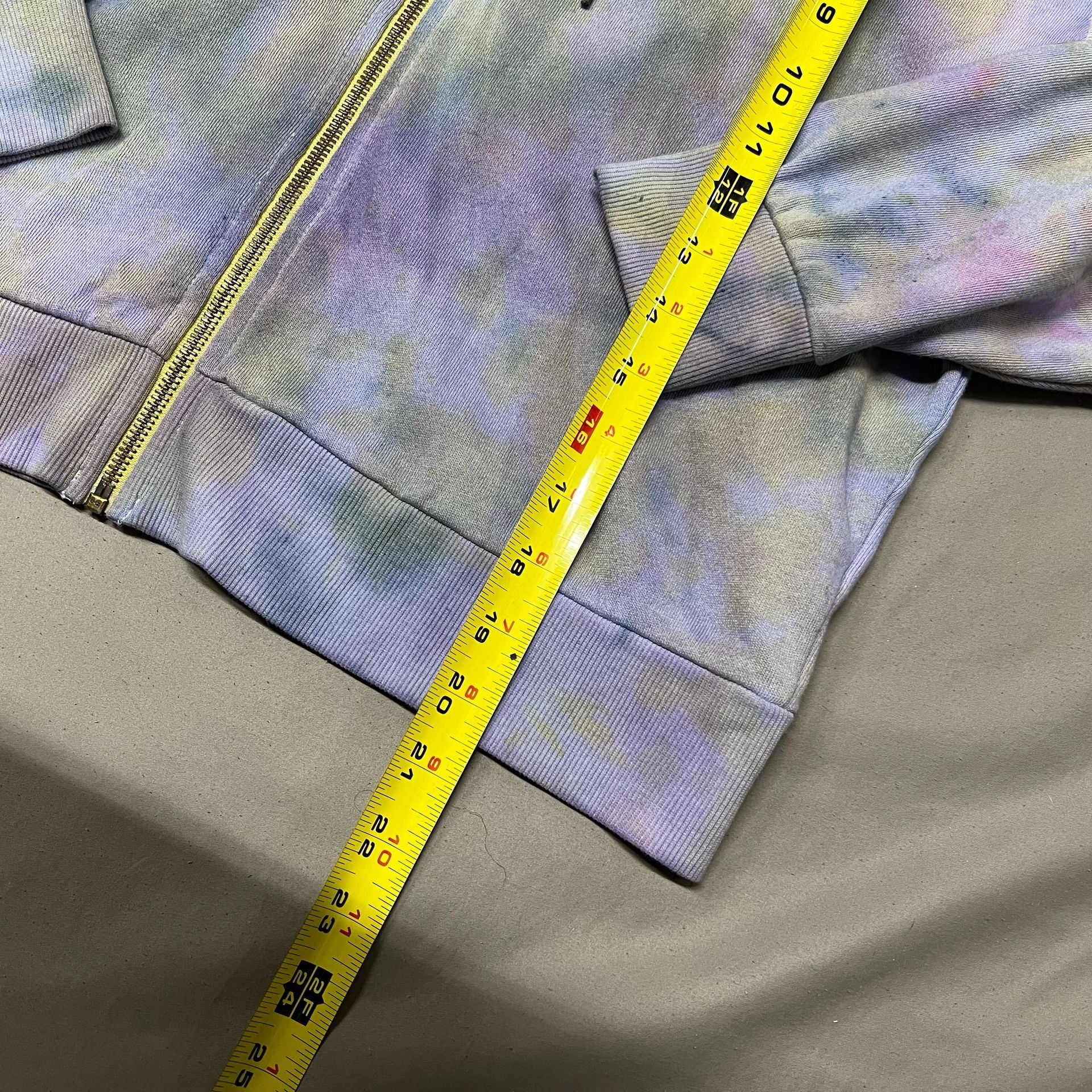 Rip Curl Tie Dye Zip Up Hoodie Size XXS Pastel Y2K Style Crop top Jacket Surf 9