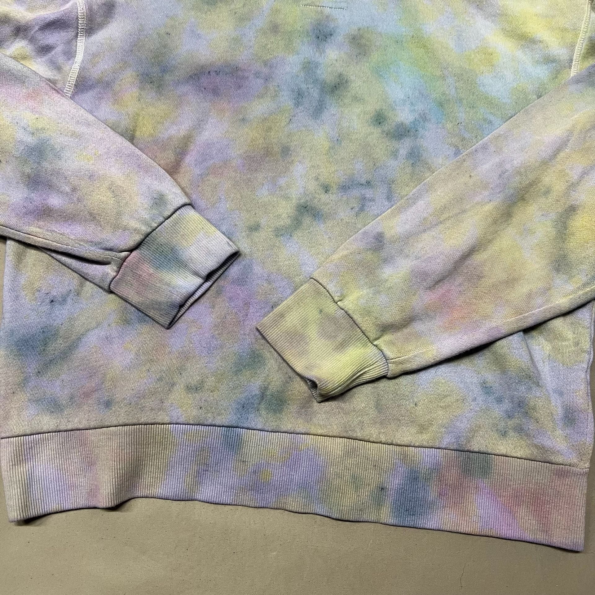 Rip Curl Tie Dye Zip Up Hoodie Size XXS Pastel Y2K Style Crop top Jacket Surf 15