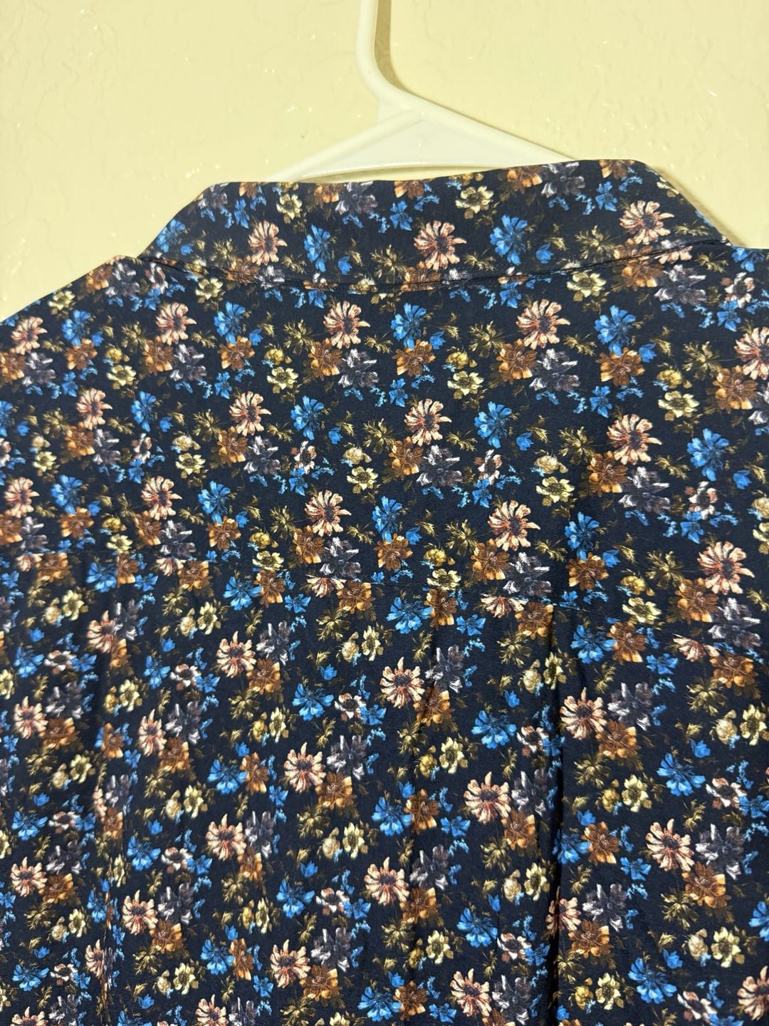Bugatchi Long Sleeve Floral Button Down Shirt Shaped Fit 8