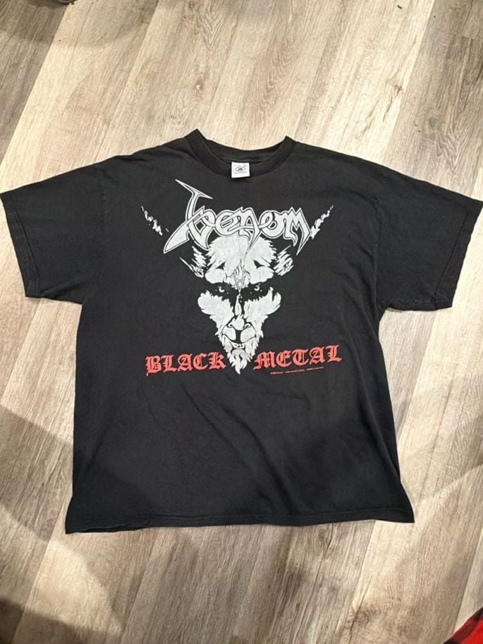 Rare Vintage CYGNUS Venom Black Metal Album 1996 Tour T Shirt 90s Metal Band XL 2