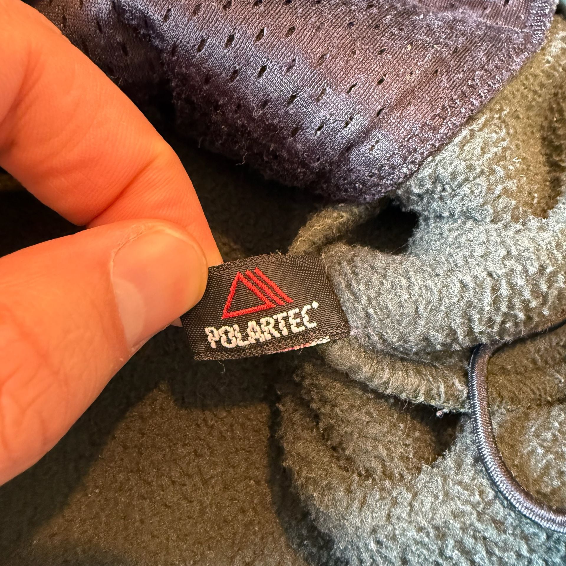 Vintage L.L. Bean Polartec Fleece Jacket Mens XL Green Full Zip Mountain Pro 11