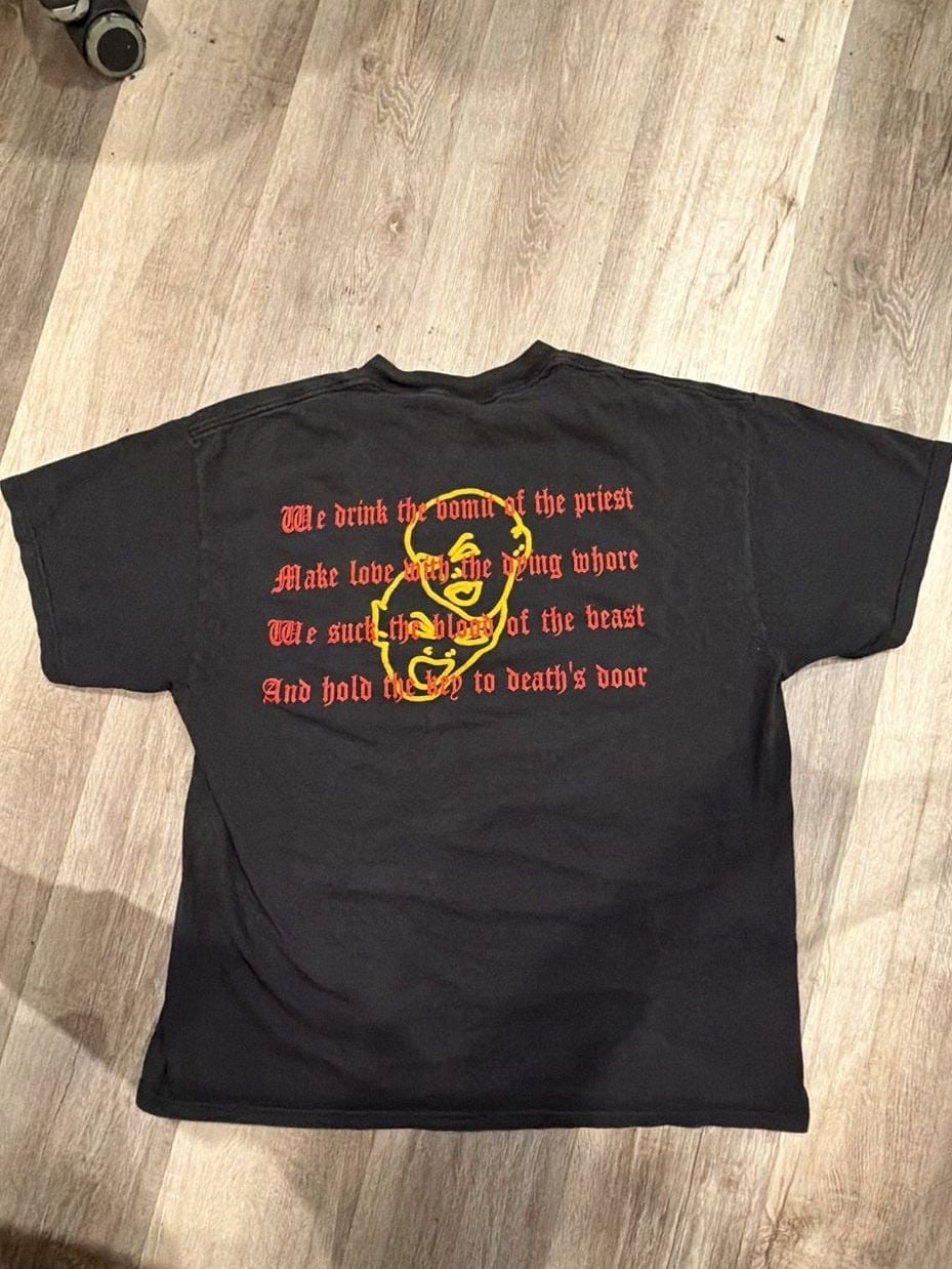 Rare Vintage CYGNUS Venom Black Metal Album 1996 Tour T Shirt 90s Metal Band XL 7
