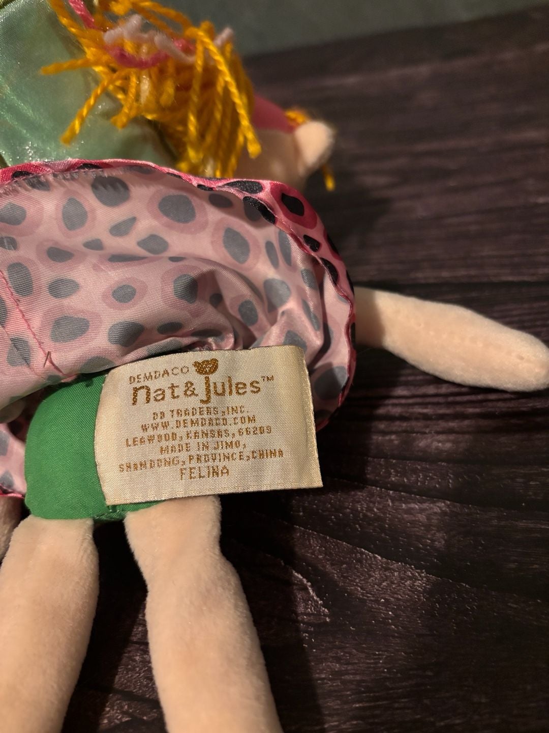 Demdaco Nat & Jules Felina Fairy Plush Doll 3