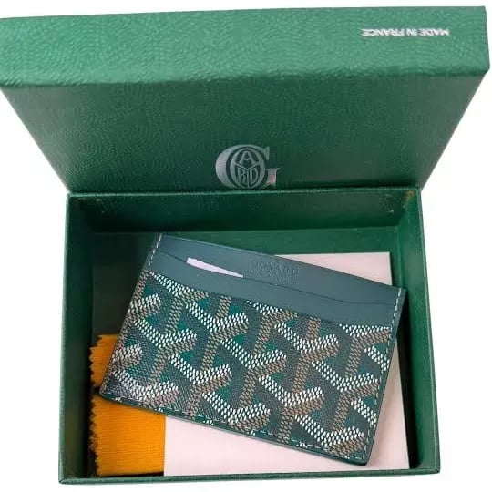 Goyard Saint Sulpice Card Holder Green 1