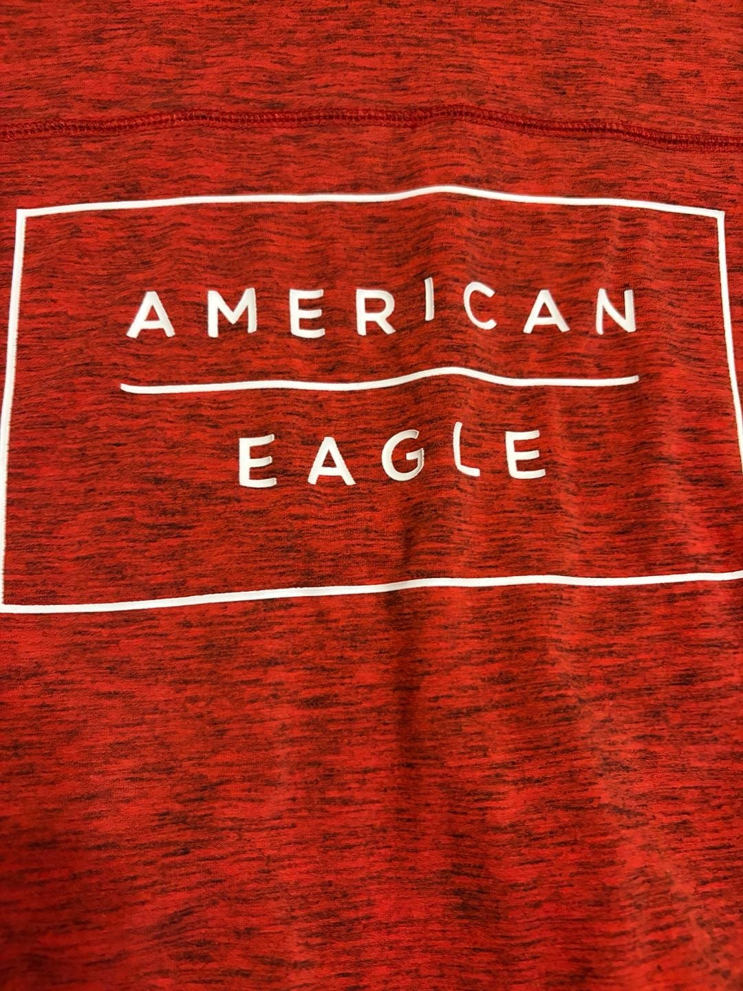 American Eagle Outfitters T-Shirt XL Red Flex Logo Graphic 3