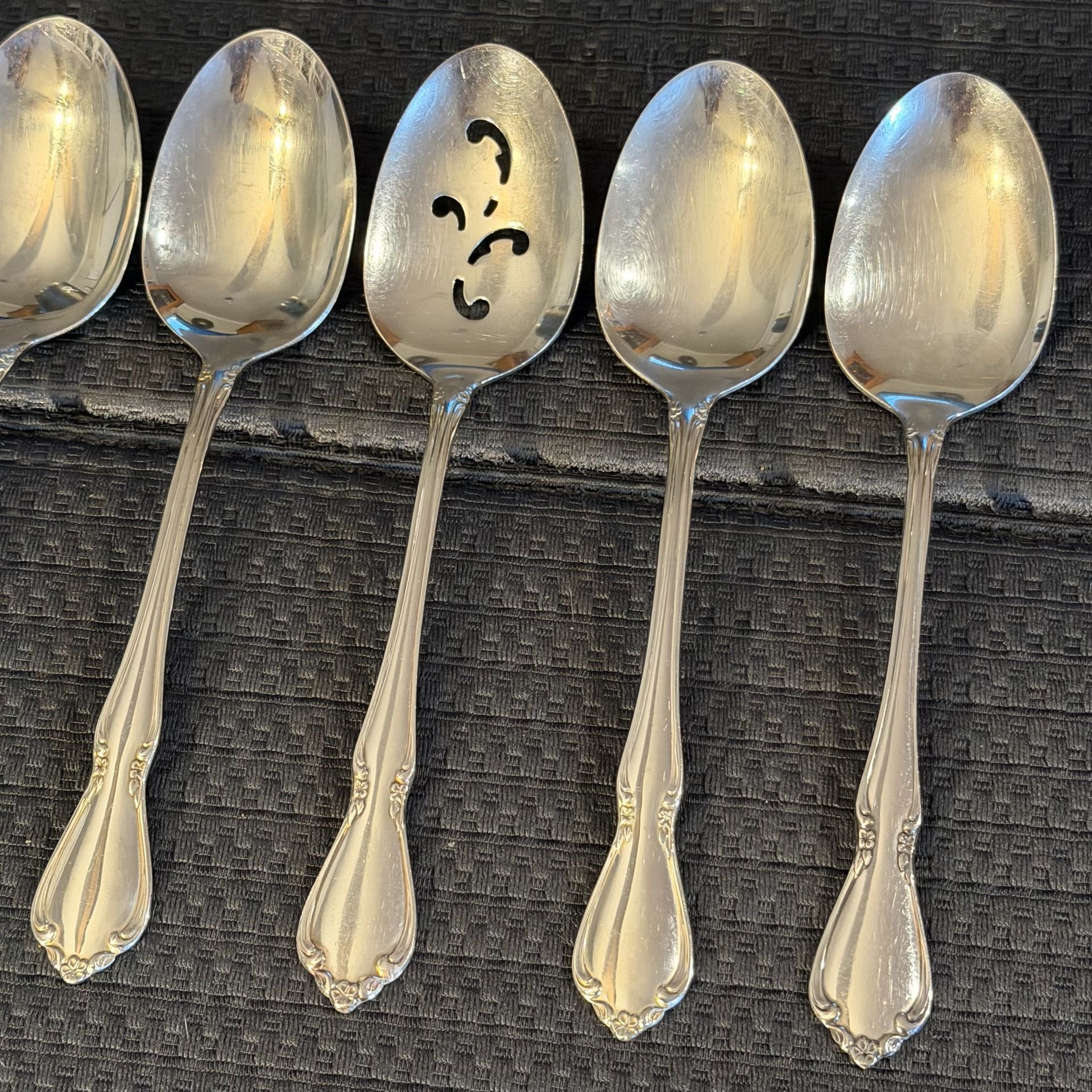 Oneida Chateau Stainless Flatware 6-Piece Serving Spoon Set 2