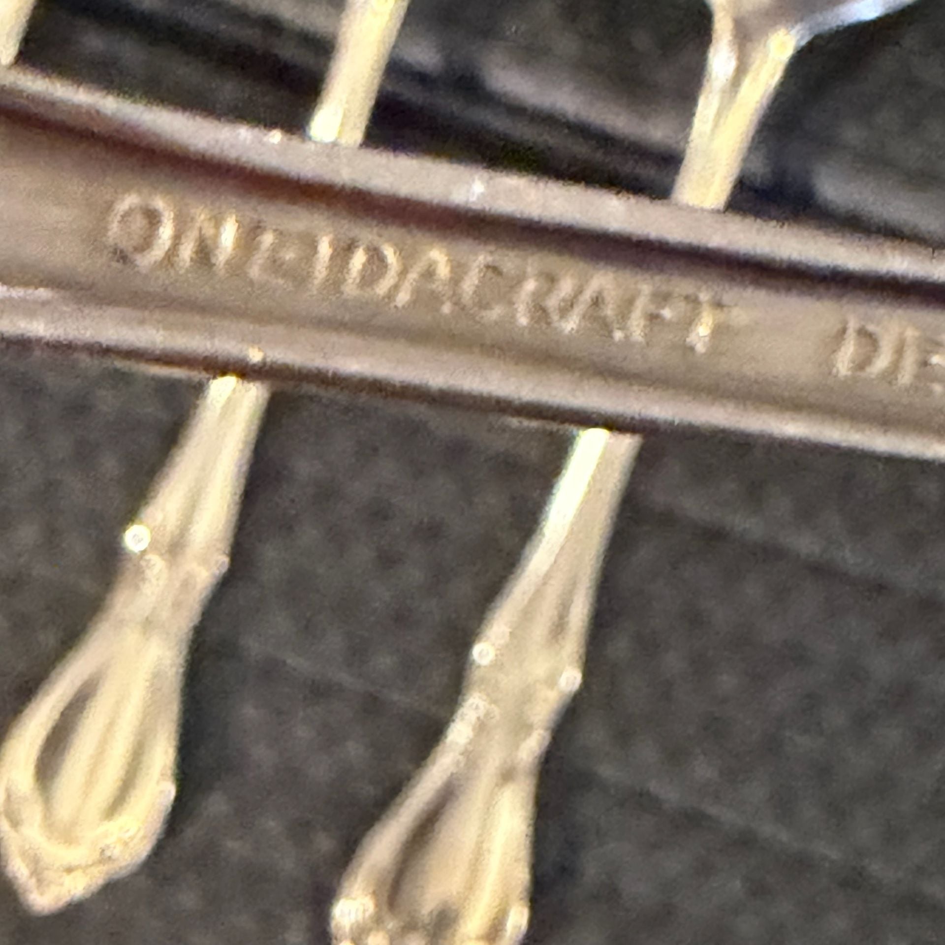 Oneida Chateau Stainless Flatware 6-Piece Serving Spoon Set 9