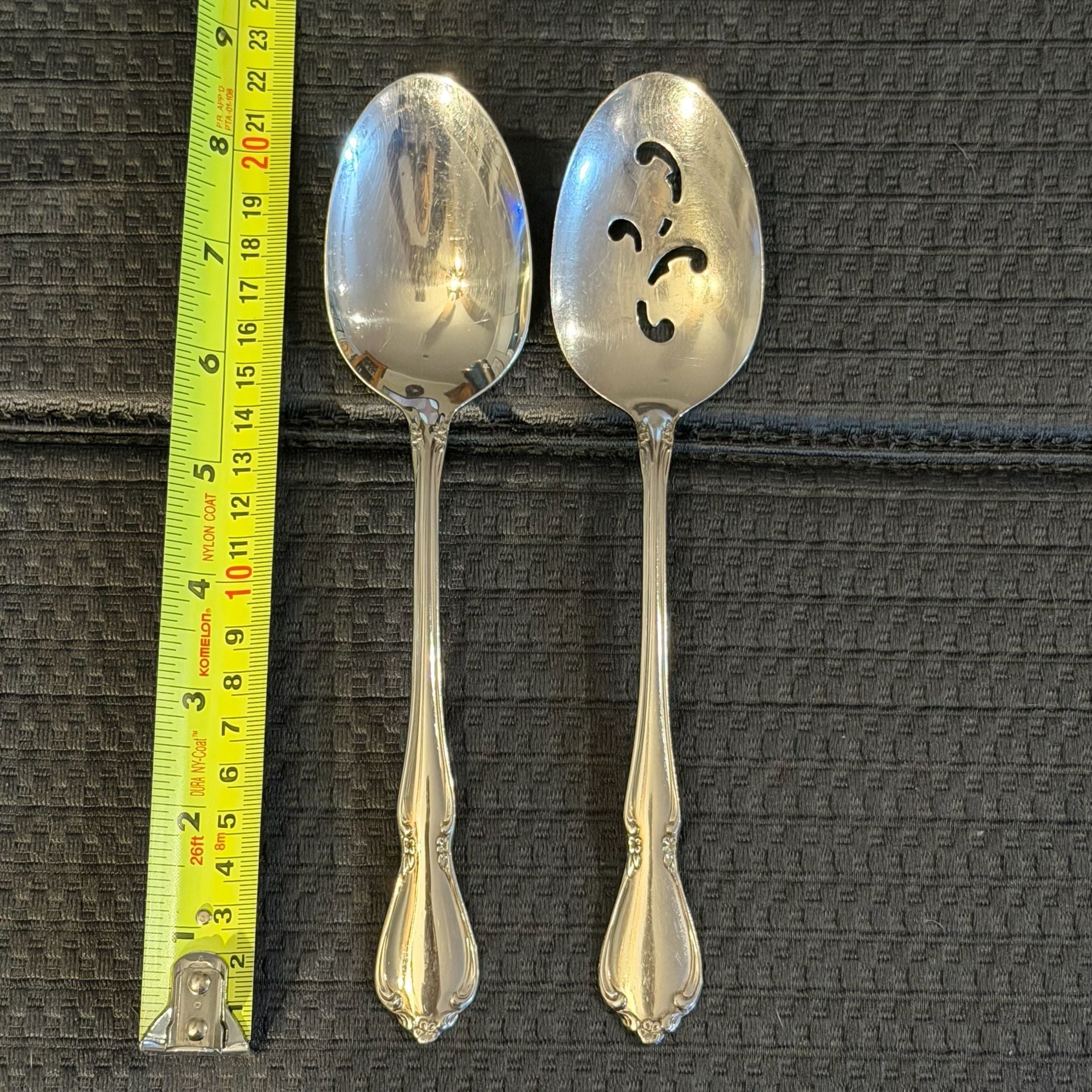 Oneida Chateau Stainless Flatware 6-Piece Serving Spoon Set 11