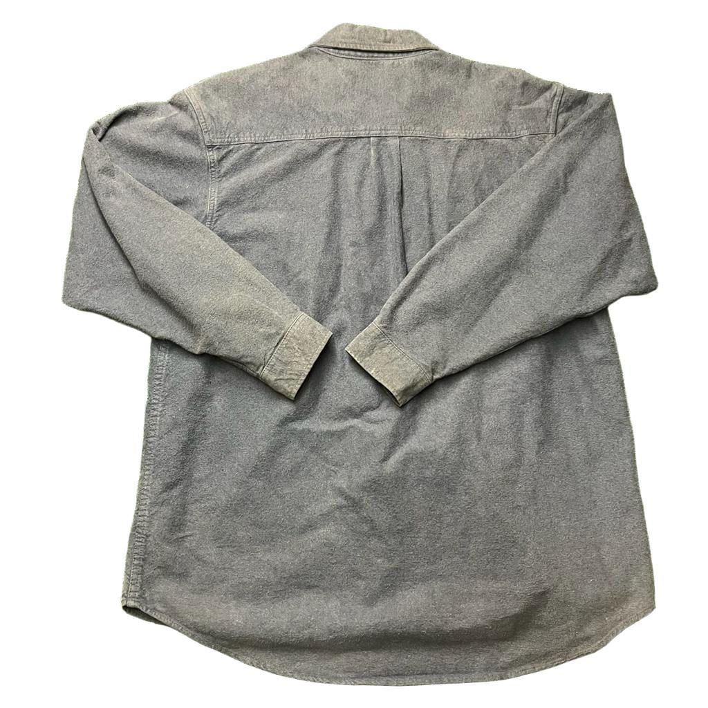 Field & Stream Heavyweight Chamois Flannel Shirt Blue Long Sleeve 3