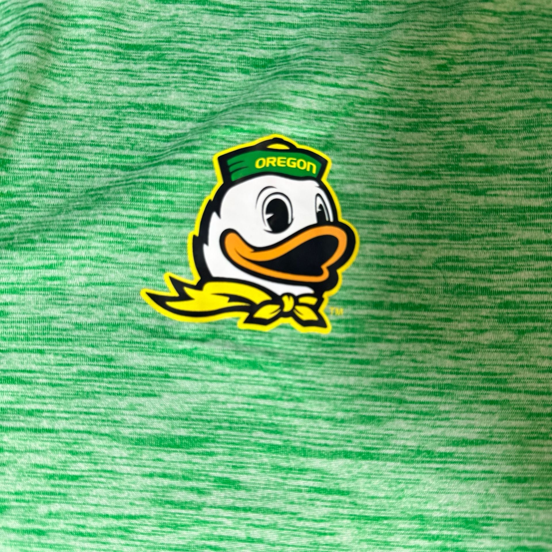 Captivating Oregon Ducks Quarter-Zip Pullover Size 2XL Green 3